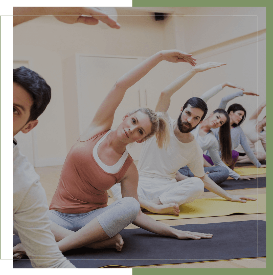 Yoga pose illustrating learning